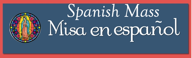 Spanish Mass banner